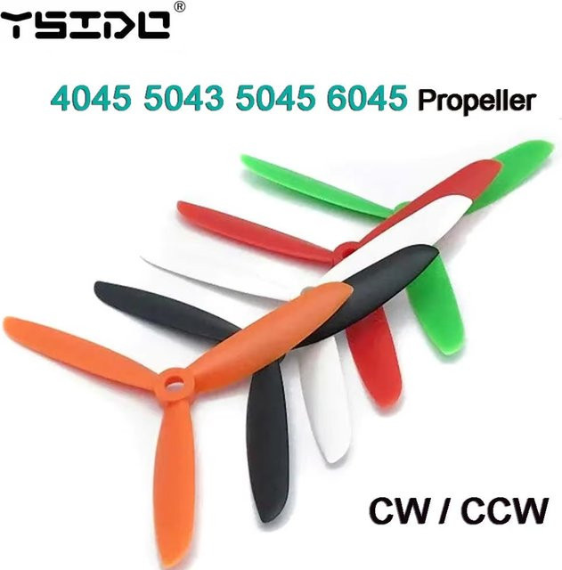 Gemfan 3-Blatt Kunststoffpropeller Set für FPV Drohnen und Quadcopter in Rot und Multicolour - Bild 1