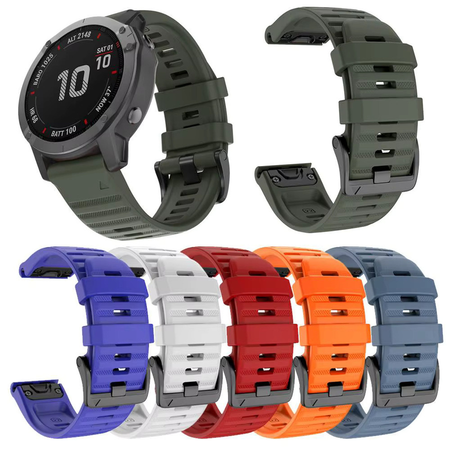 Smartwatch-Armband Silikon, 22 26 mm, Unisex - Bild 2