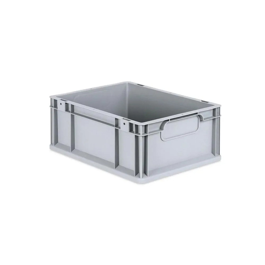 PROREGAL Eurobox Nextgen Economy Transportbox mit Griffen, Grau, H x B x T: 17 x 30 x 40 cm, 16 Liter - Bild 2