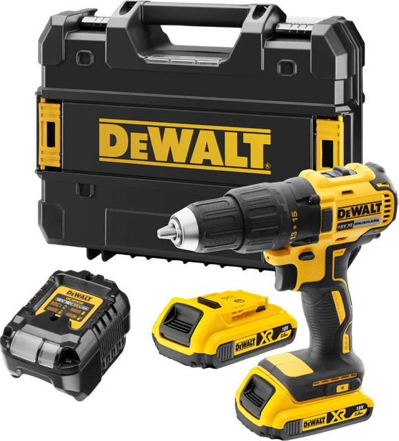 DeWalt DCD777D2T-QW Akku-Bohrschrauber Set Gelb mit 18V XR Akku - Bild 1