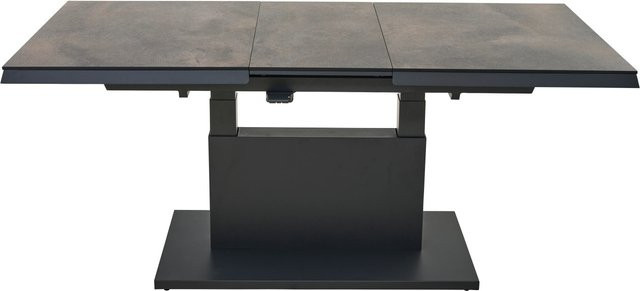 Siena Garden Gartentisch Talina Rechteckig ausziehbar HPL Titan Anthrazit B/T: 140 x 90 cm - Bild 1