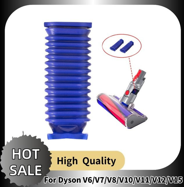 Elektrischer Saugkopf mit weichem Samt und blauem Schlauch für Dyson Staubsauger V6 V7 V8 V10 V11 V12 V15 - Bild 1