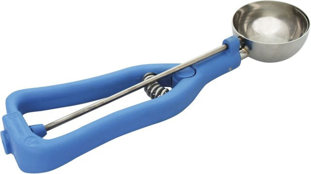 Schneider Eisportionierer in Blau aus Edelstahl und Kunststoff, Länge: 24,5 cm, Breite: 7 cm, Durchmesser: 6,1 cm - Bild 1