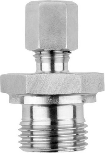 Jumo Rohrverschraubung aus Edelstahl in Silber - Bild 1