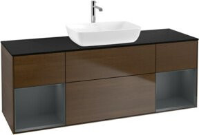 V&B Waschtischunterschrank Finion mit Wandbeleuchtung, Breite: 160 cm - Bild 1