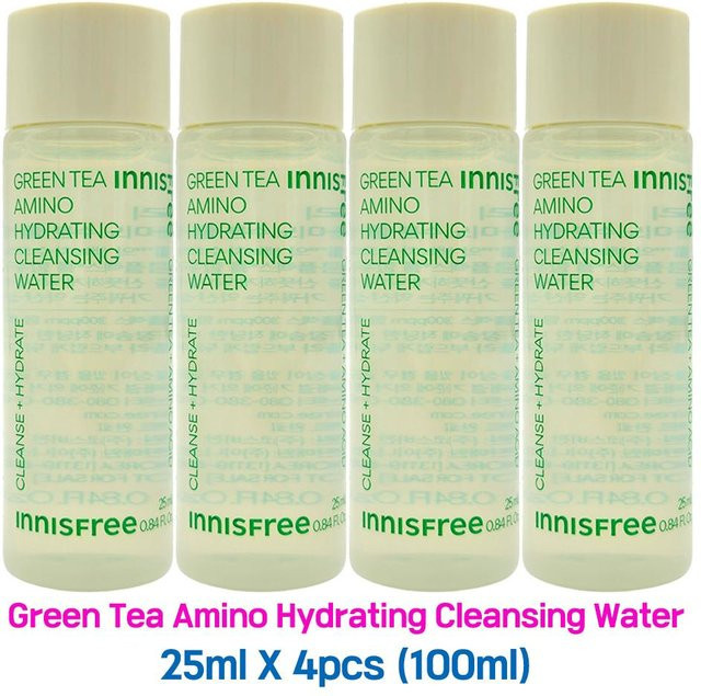 INNISFREE Grüner Tee Amino Hydrating Cleansing Water, 100 ml, Trockene Haut - Bild 1
