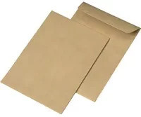 MAILmedia Faltentasche DIN C5 ohne Fenster aus Kraftpapier, selbstklebend, Beige, 250 Stück - Bild 1