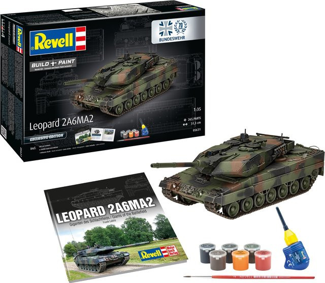 Revell 70 Jahre Bundeswehr: Leopard 2A6MA2 "Exclusive Edition", Fahrzeuge - Bild 1