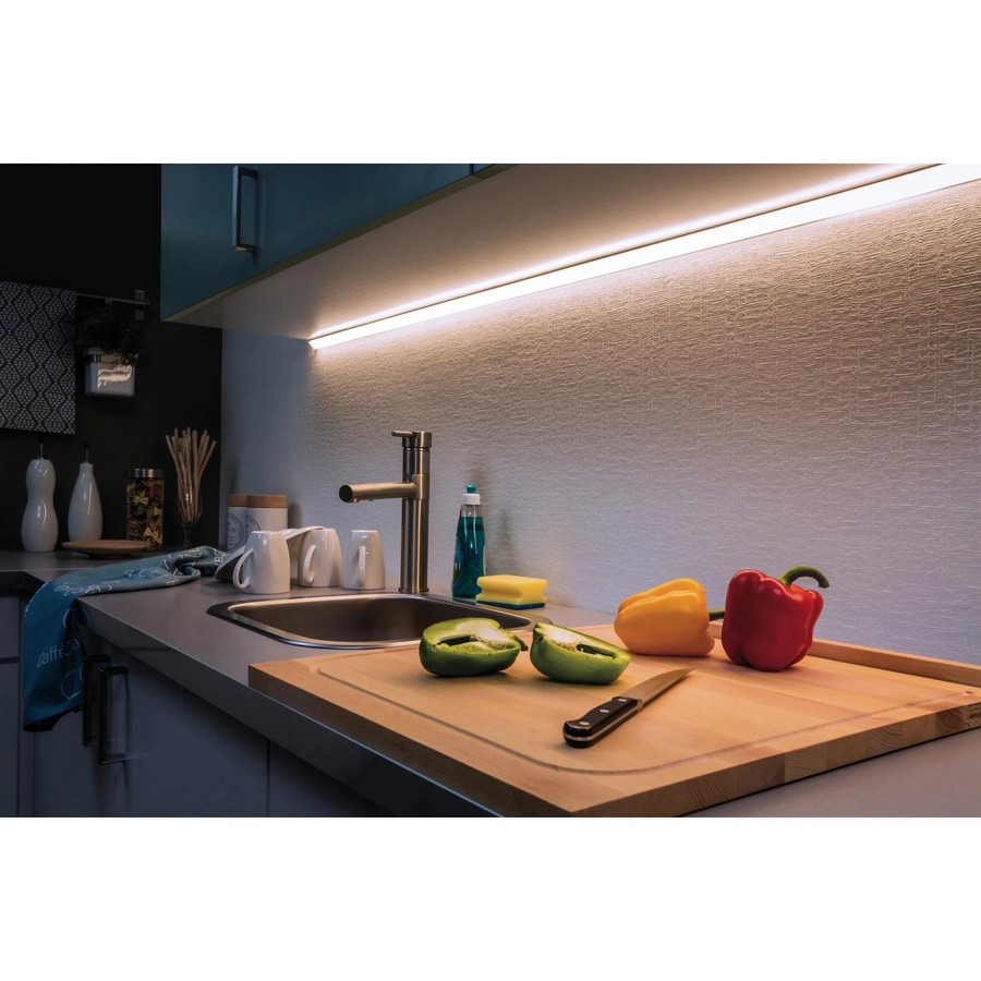 Paulmann MaxLED 500 LED-Streifen-Erweiterung mit Stecker, Tageslichtweiß, 1 m, 24V - Bild 2