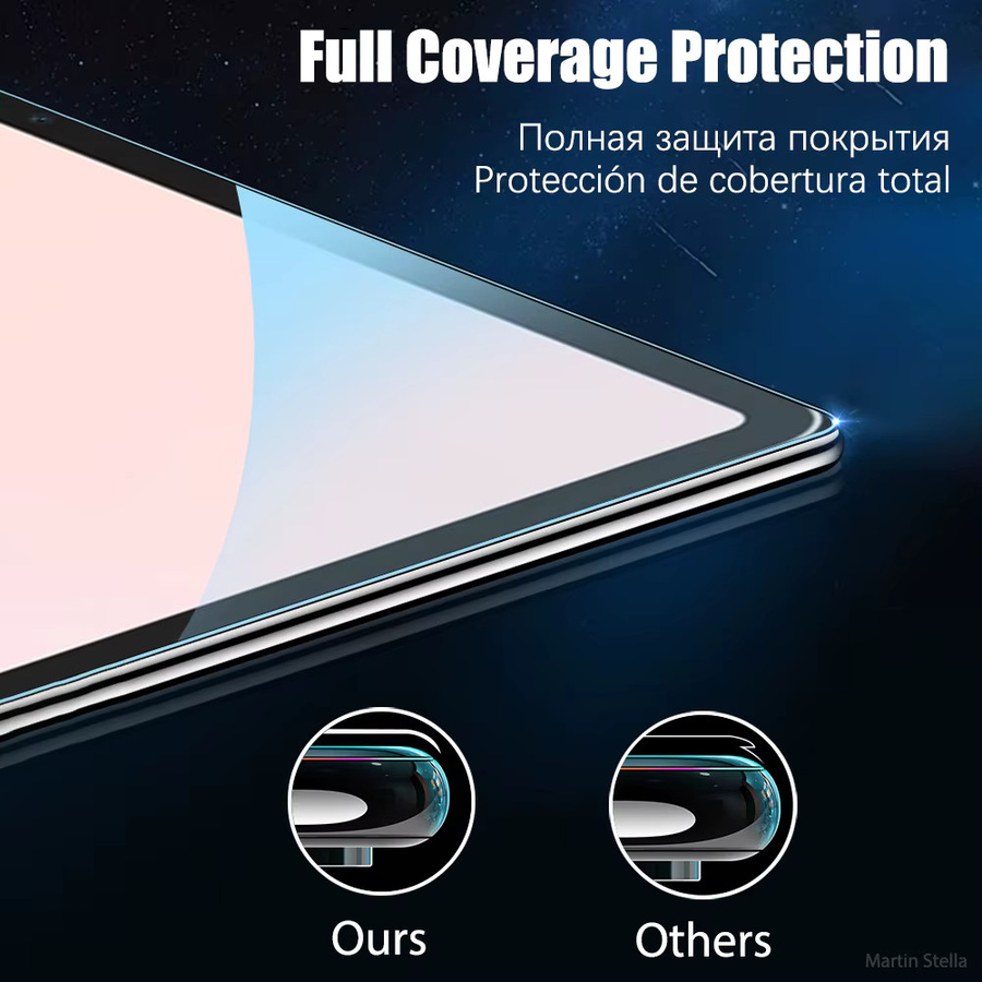 2er-Set gehärtete Glas Displayschutzfolie für Honor Pad 10, 9X, 9Xa Tablet Zubehör, transparent - Bild 6