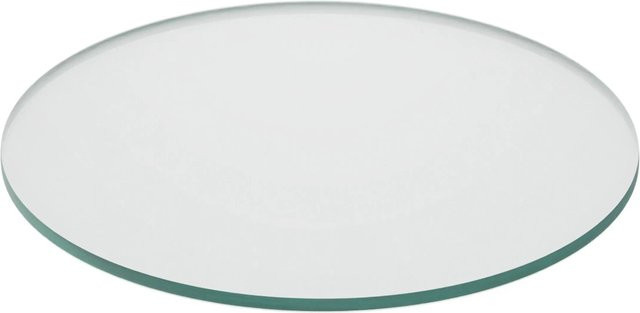 Relaxdays Glasplatte ESG Transparent Hitzebeständig Durchmesser: 30 cm - Bild 1