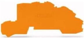 WAGO Abschlussplatte und Zwischenplatte in Orange, 0,8 mm Dicke, Artikel 2003-7692 - Bild 1