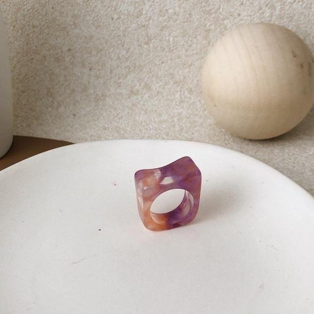 Allbestart Ringe, Acryl, gray, Damen, Vintage - Bild 1
