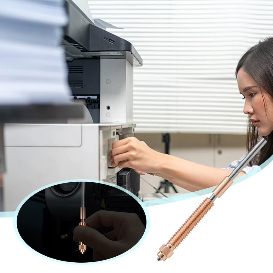 Creality Ganzmetall-Düsenset für K2 Plus 3D-Drucker mit 0,2 mm, 0,4 mm, 0,6 mm und 0,8 mm für hohen Durchfluss und verbesserte Druckeffizienz - Bild 5