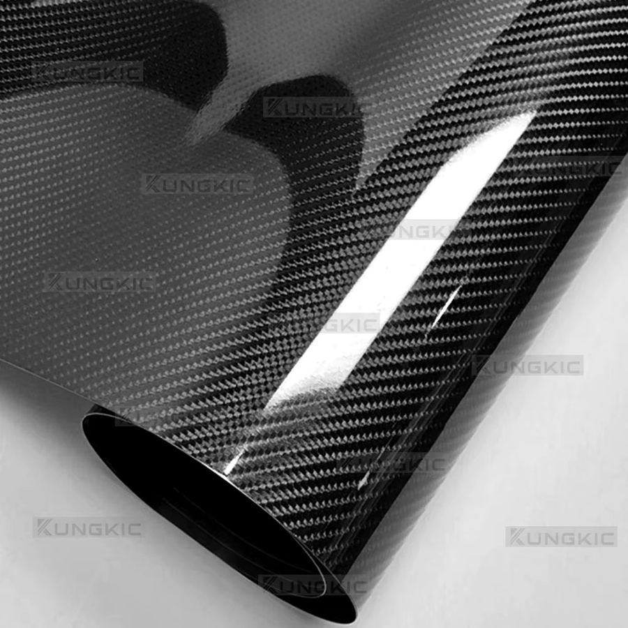 KUNGKIC Carbonfaser Schutzfolie für Hyundai Tucson 2021 2022 2023, Mittelkonsole und Schalthebel, Schwarz - Bild 6