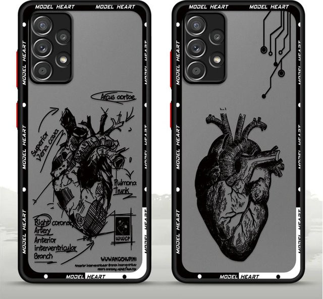 Kreative Handyhülle mit Herz-Design für Samsung Galaxy A-Serie (A14, A15, A16, A17, A23, A33, A34, A35, A36, A52, A52s, A53, A54, A55, A56, A72, A73) - Bild 1