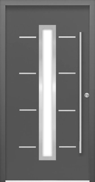 Haustür Thermospace Milano Prime mit Glaseinsatz, Anthrazit, B: 100 cm, H: 210 cm, Anschlag Rechts - Bild 1