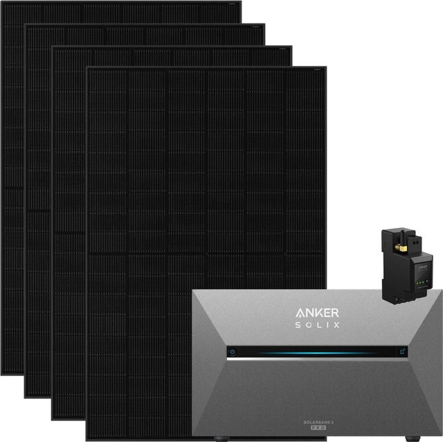 Anker SOLIX Solarbank 3 Pro 1.820 W Balkonkraftwerk in Schwarz - Bild 1