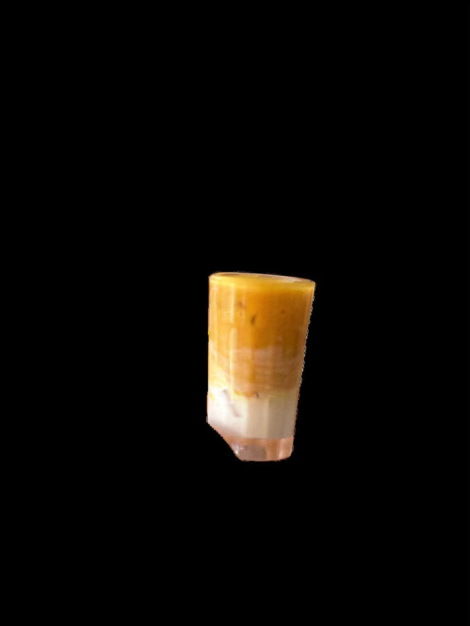 DIAPER&CORED Puppenhaus Mini-Butter-Latte-Kaffeetasse Mini-Getränkemodell, Zubehör, 2-teiliges Set - Bild 5