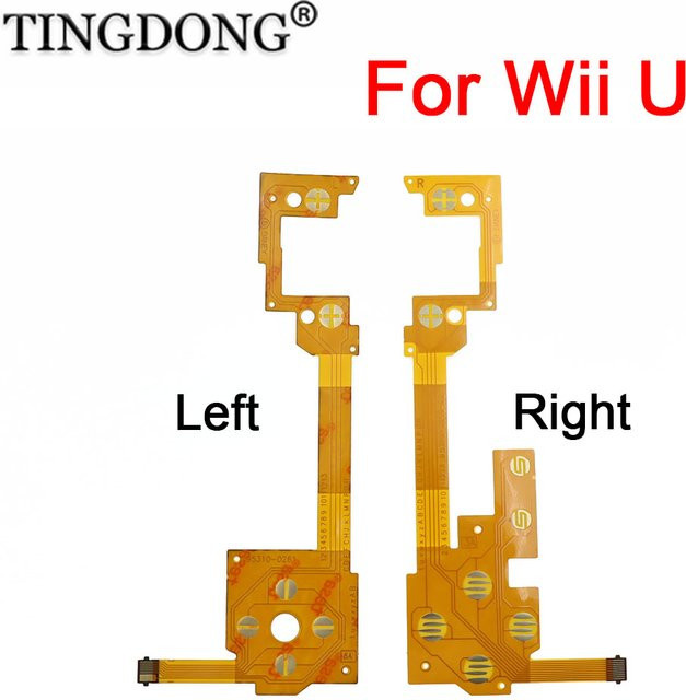 Nintendo Leitfähige Folie und Tasten-Flexkabel für Wii U Gamepad-Controller in Orange - Bild 1