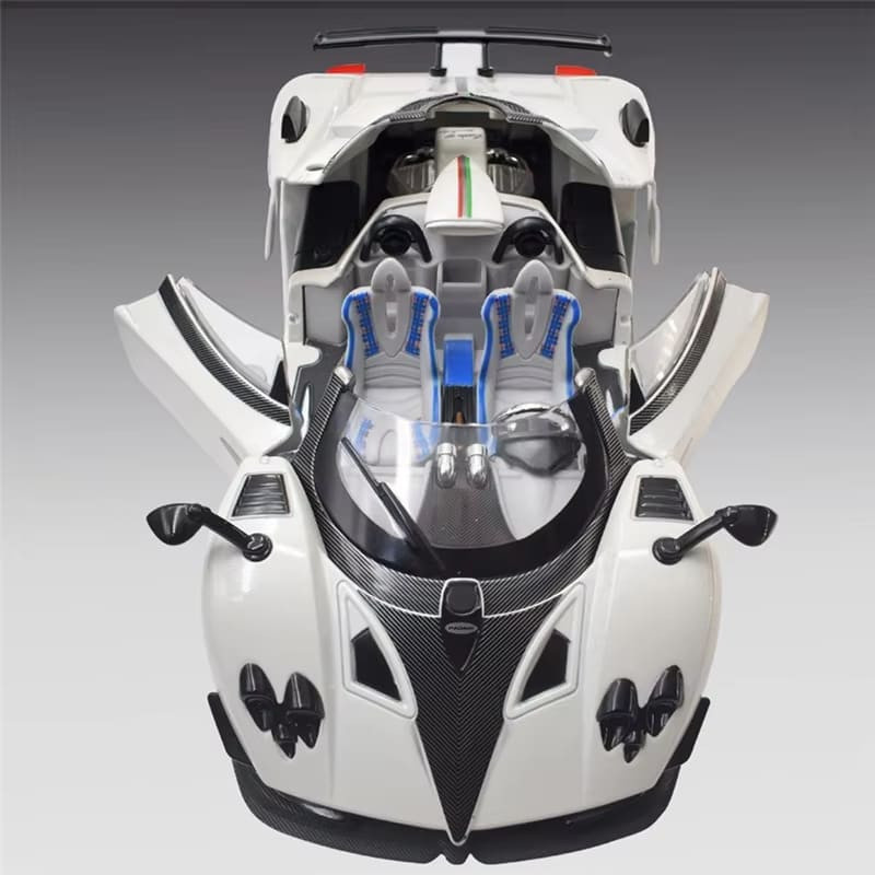 Pagani Zonda HP Barchetta Sportwagenmodell 1:24 mit Licht und Ton weiß - Bild 2