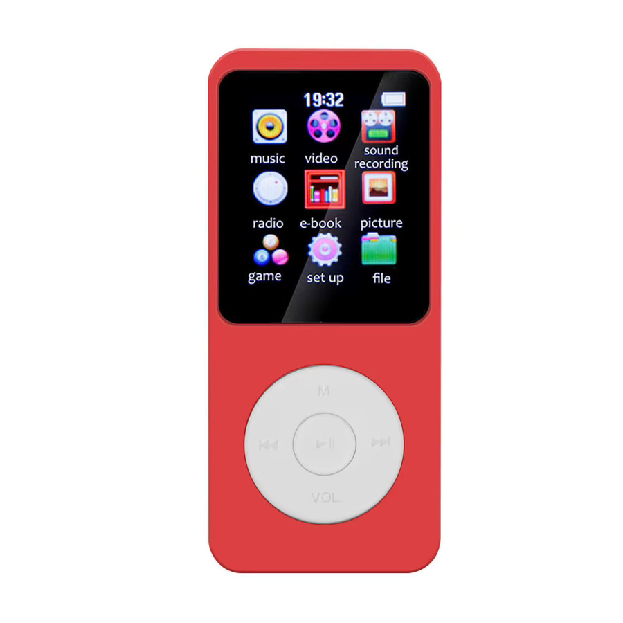 ALLOYSEED MP3-Player mit 1,8-Zoll-Bildschirm, tragbarer Musik-Player mit Bluetooth 5.0, USB-C und FM-Radio in Schwarz - Bild 6