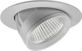 Brumberg 88253164DA LED-Deckenstrahler in Silber und Weiß, rund, dimmbar und verstellbar - Bild 1