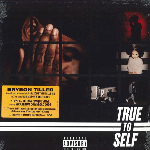 Bryson Tiller - True To Self LP Schallplatte, Soul & Funk, braun/mehrfarbig, RCA Sony Music 2017 - Bild 1