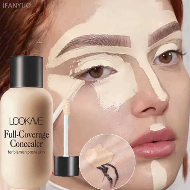 Volle Abdeckung Concealer Creme, 12 ml, 01#, Feuchtigkeitsspendend - Bild 1