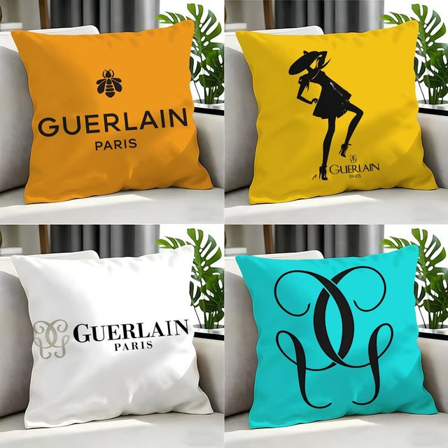 Guerlain Kissenbezug-Set, 4-teilig, Weiß, Dekorativ für Sofa und Heimdekoration - Bild 1