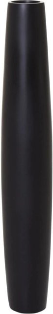 Vivanno Bodenvase Isondra aus Fiberglas, Schwarz, B/T/H: 9 x 9 x 80 cm - Bild 1