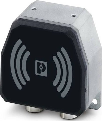 Phoenix Contact 1234225 NEARFI PD 2A ETH R Induktiver Koppler mit Ethernet/LAN und M12-Schraubanschluss, grau - Bild 1