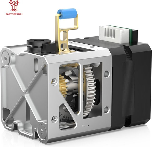 BIGTREETECH H2 V2X Extruder Double Gear Direct Drive Hotend in Silber für FDM Druckköpfe wie Voron StealthBurner, EVA V3, Eddy oder Orbiter V2.0 - Bild 1