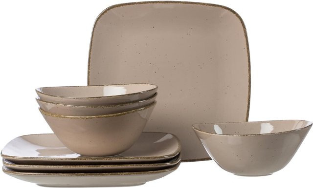 Ritzenhoff & Breker Tafelservice Casa 8er Set aus Keramik in Beige - Bild 1