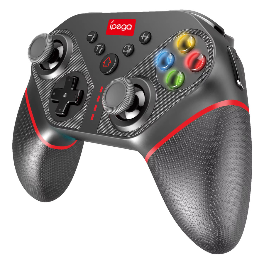 IPEGA Kabelloser Controller SW038A in Schwarz für Nintendo Switch, Android und PC mit Dual-Vibration und 6-Achsen-Gyroskop - Bild 2