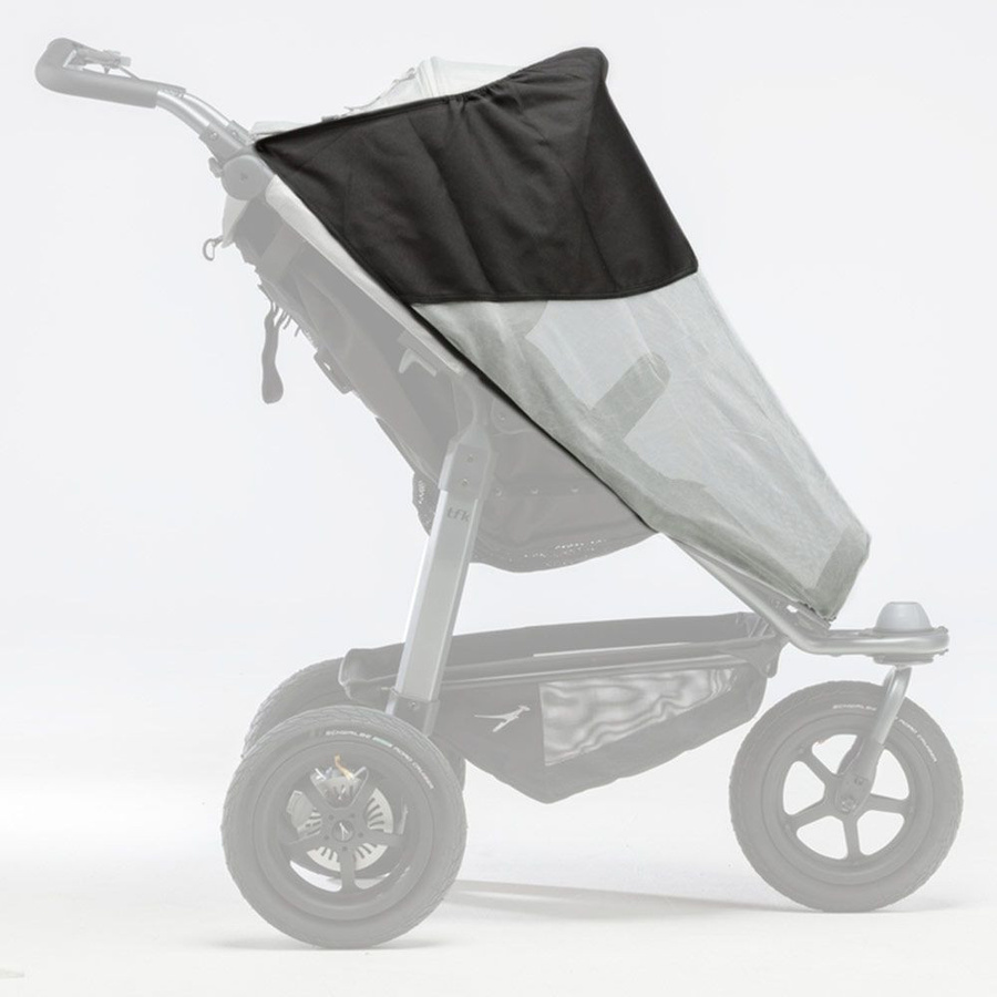 TFK UV-Sonnenschutz für Mono Sportsitz XXL-Komfortsitz in Transparent und Grau - Bild 1