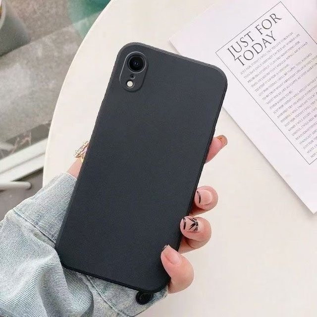 Ricestate Flüssigsilikon Schutzhülle für iPhone XR, iPhone X, iPhone Xs und iPhone Xs Max in Schwarz oder Blau - Bild 1
