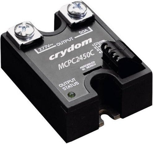 Crydom Halbleiterrelais MCPC2450C 50A Schwarz mit 280 V/AC Schaltspannung - Bild 1