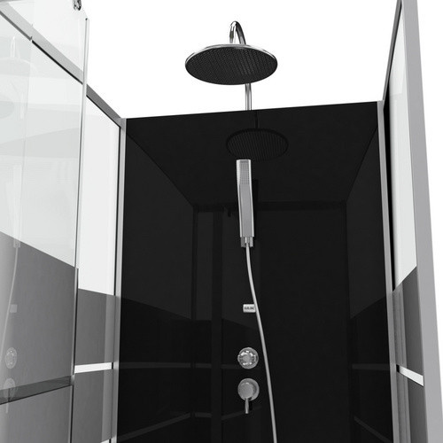 Aurlane Komplettdusche Study in Silberfarben, B/T/H: 90 x 225 x 90 cm - Bild 5