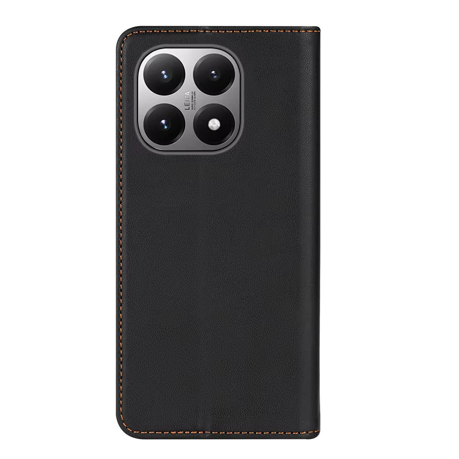 Magnetische Leder-Brieftasche mit Kartensteckplätzen als stoßfeste Schutzhülle für Xiaomi 15T, Redmi 15, Redmi 15C und Xiaomi 15T Pro in Schwarz oder Rot - Bild 6