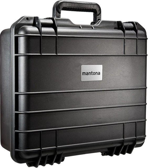 Mantona Outdoor Schutzkoffer M in Schwarz und Grau mit 18l Volumen für Kamera und Zubehör - Bild 1