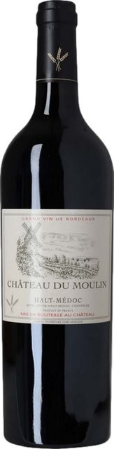 Château du Moulin, Haut-Médoc AOP, Bordeaux, Cabernet Sauvignon, trocken, 2017, Rotwein, 0,75 l - Bild 1