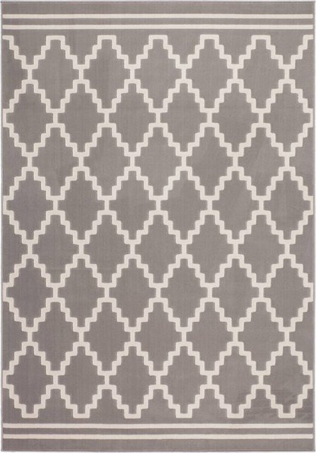 Kayoom Kurzflorteppich Lina in Elfenbein und Beige, B/L: 80 x 300 cm - Bild 1