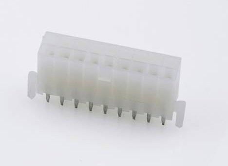 Molex Einbau-Buchsenleiste in Weiß mit 18 Polen und 4,20 mm Rastermaß - Bild 1