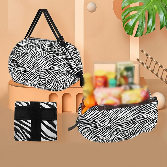 STACEYO Faltbare Einkaufstasche in Multicolour, wiederverwendbare Schultertasche und umweltfreundliche Aufbewahrungstasche für Lebensmittel und Reisen - Bild 1