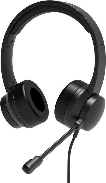 Port Designs Headset Comfort Office USB mit Mikrofon in Schwarz - Bild 1