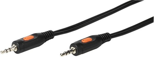 Vivanco Klinkenverbindung 3,5 mm Jack, Schwarz, 5 m - Bild 1