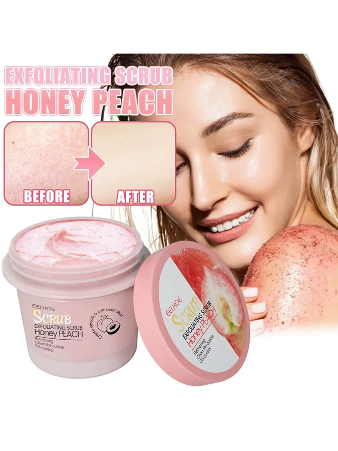 eelhoe Honey Peach Body Scrub Cream, Körperpflege, Unisex - Bild 2