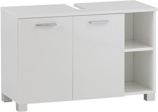 Schildmeyer Waschbeckenunterschrank Dorina in Weiß Glanz, B: 79,8 cm, H: 52,8 cm - Bild 1