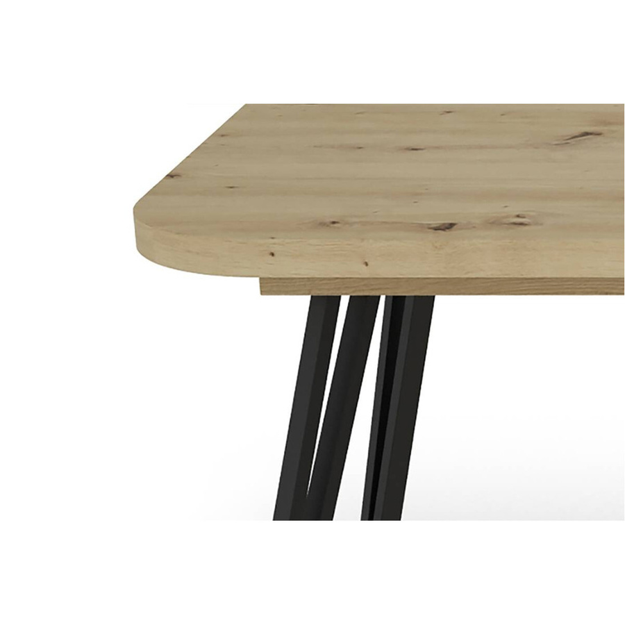 Esstisch LIFE von byLIVING in Eiche Artisan Nachbildung, modern und ausziehbar, B/H/T: 160 x 76 x 90 cm - Bild 2